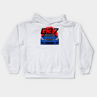 Front Blue G37 JDM Kids Hoodie